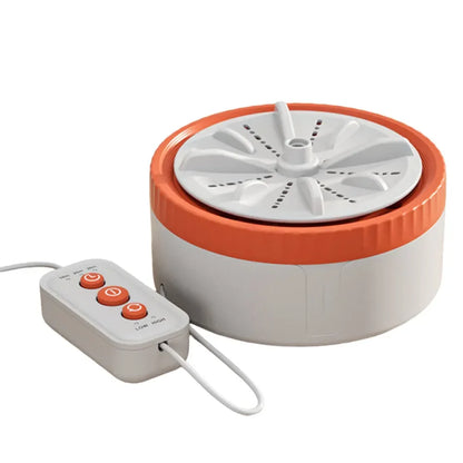 12W Foldable Washing Machine Three Mode 6L Retractable Travel Washer with Spinning Dry for Travel Business Trip